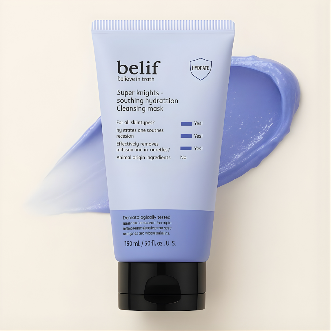 Éssora Belif Super Knights Hy Soothing Vegan Pack Cleanser (150ml)