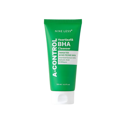 Éssora NineLess A-Control Heartleaf BHA Foam Cleanser (120ml)
