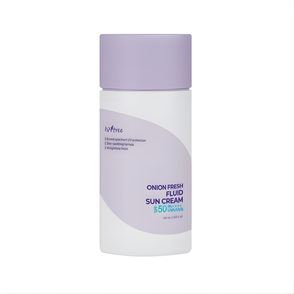 Éssora Isntree Onion Fresh Fluid Sun Cream