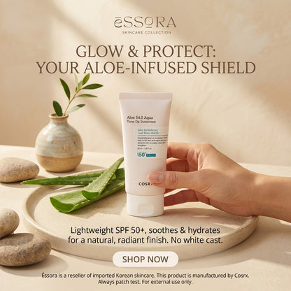 COSRX Aloe 54.2 Aqua Tone-Up Sunscreen lifestyle image