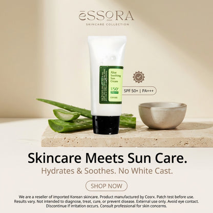 COSRX Aloe Soothing Sun Cream SPF50+ lifestyle image