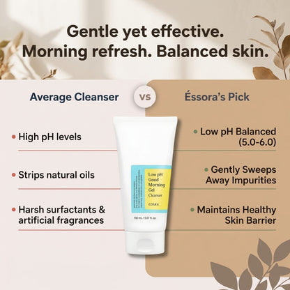 COSRX Low pH Good Morning Gel Cleanser lifestyle image