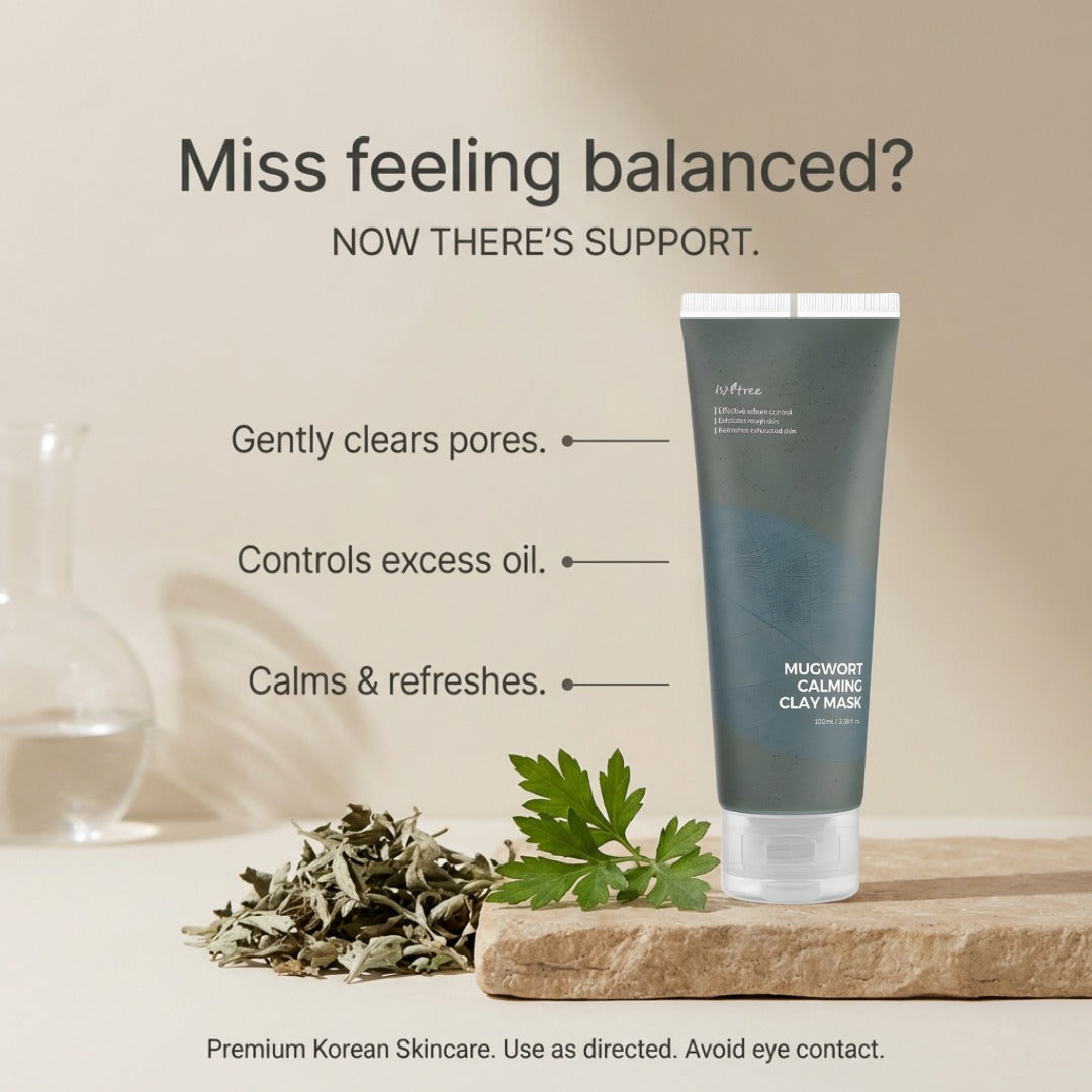 Isntree Mugwort Calming Clay Mask lifestyle image